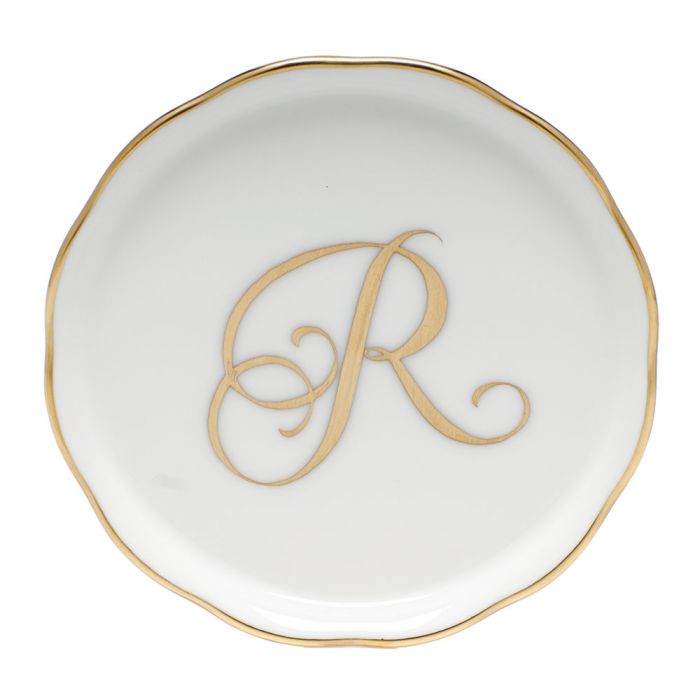 Herend Decorative Coaster - Monogram