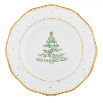 Herend Christmas Dessert Plate - Tree