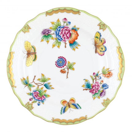 Herend Queen Victoria Salad Plate - Green