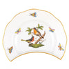 Herend Rothschild Bird Crescent Salad Plate - #8