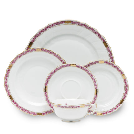 Herend Chinese Bouquet Garland Service Plate - Pink