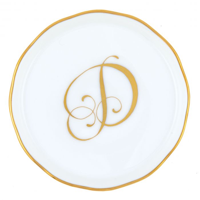 Herend Decorative Coaster - Monogram