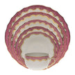 Herend Fishscale Salad Plate - Pink