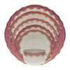 Herend Fishscale Salad Plate - Pink