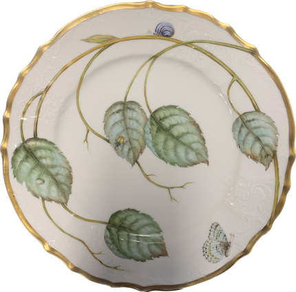 Elegant Foliage Dinner Plate by Anna Weatherley