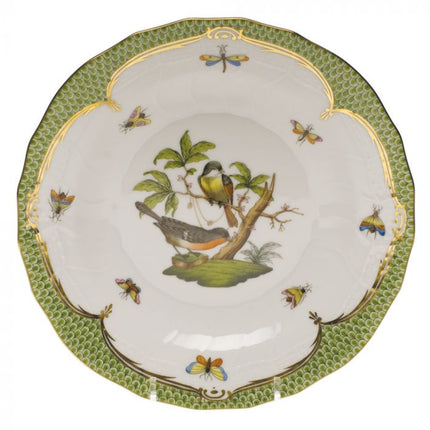 Herend Rothschild Bird Green Dessert Plate - #2