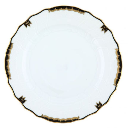 Herend Princess Victoria Dinner Plate - Black