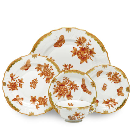 Herend Fortuna Salad Plate - Rust