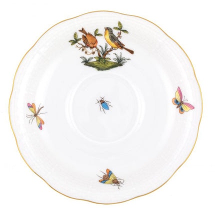 Herend Rothschild Bird Tea Saucer - #7