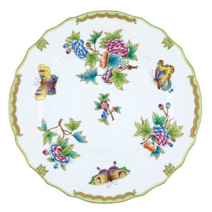 Herend Queen Victoria Dinner Plate - Green