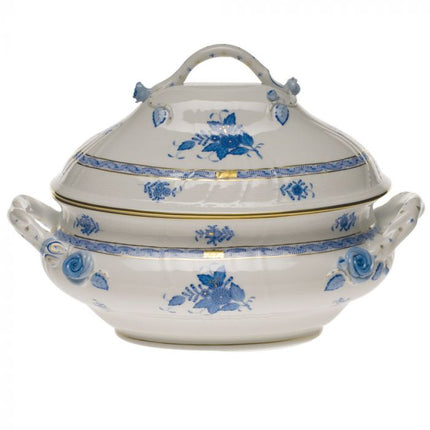 Herend Chinese Bouquet Tureen with Branch Handles