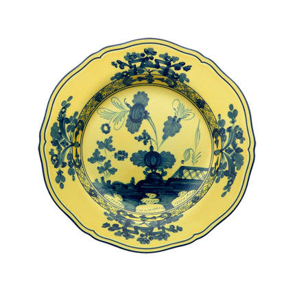 Ginori Oriente Italiano Flat Dessert Plate - Citrino