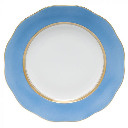 Herend Silk Ribbon Dessert Plate - Cornflower