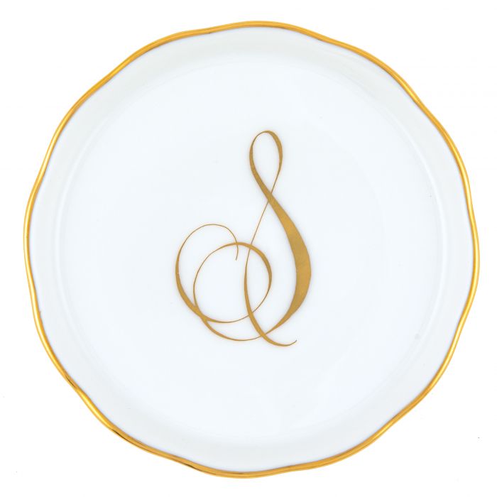 Herend Decorative Coaster - Monogram