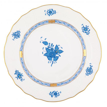 Herend Chinese Bouquet Dinner Plate - Blue