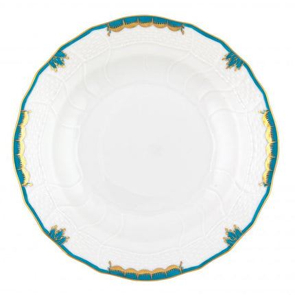 Herend Princess Victoria Dessert Plate - Turquoise