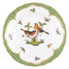 Herend Rothschild Bird Green Dessert Plate - #9