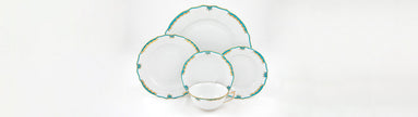 Herend Princess Victoria Service Plate - Turquoise