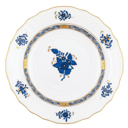 Herend Chinese Bouquet Salad Plate - Black Sapphire