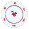 Herend Chinese Bouquet Dinner Plate - Raspberry