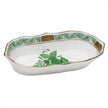 Herend Chinese Bouquet Narrow Decorative Pin Dish - Green