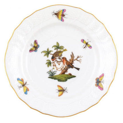 Herend Rothschild Bird Bread & Butter Plate - #10