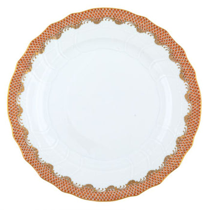 Herend Fishscale Dinner Plate - Rust