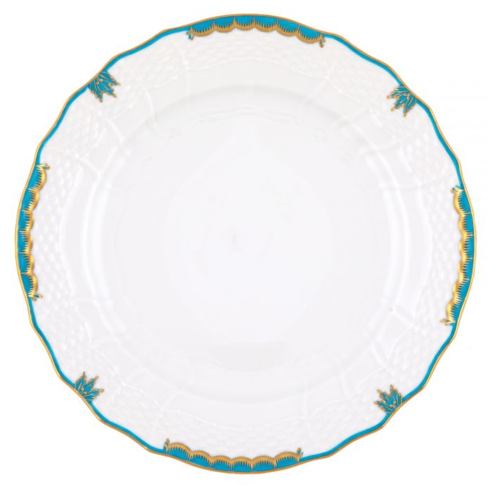 Herend Princess Victoria Service Plate - Turquoise