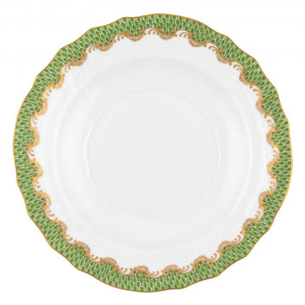 Herend Fishscale Dessert Plate - Evergreen