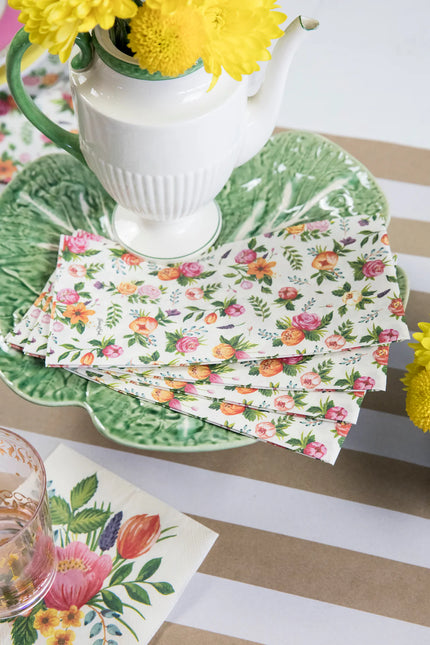 Hester & Cook Sweet Garden Paper Guest Napkins