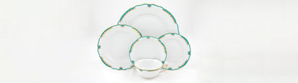 Herend Princess Victoria Dessert Plate - Turquoise