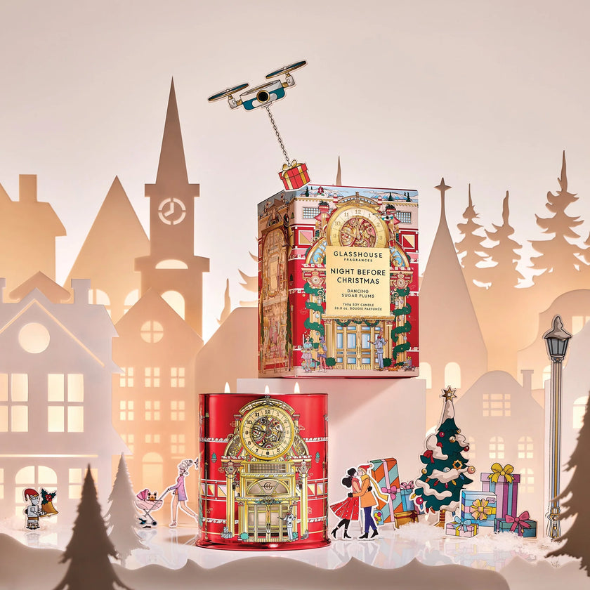 Glasshouse Night Before Christmas Candle