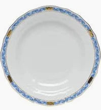 Herend Chinese Bouquet Garland Dessert Plate - Blue