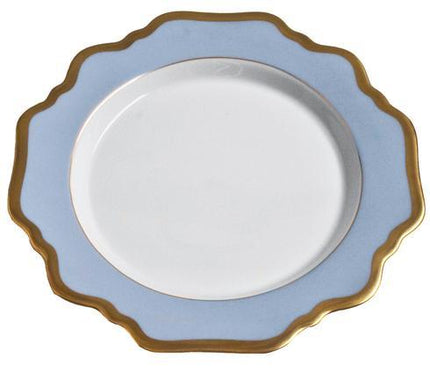 Anna's Palette Sky Blue Salad/Dessert Plate by Anna Weatherley