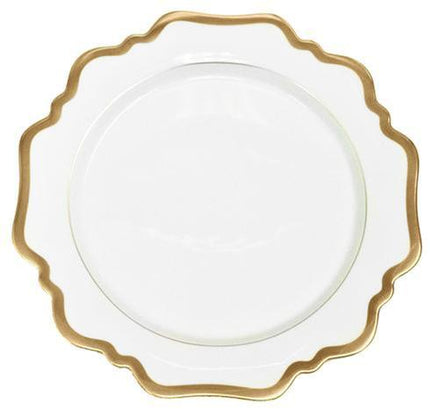 Antique White with Gold Bread & Butter by Anna Weatherley