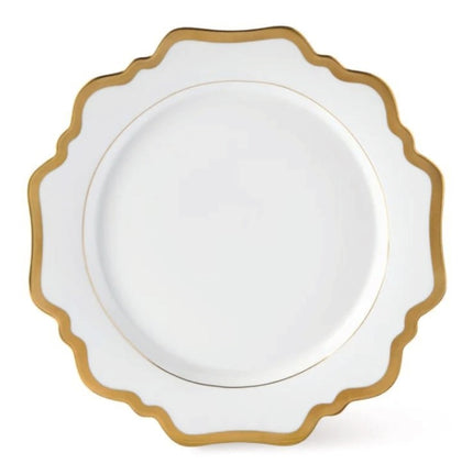 Antique White Dinner Plate by Anna Weatherley