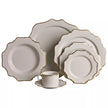 Simply Anna Antique White Dinner Plate by Anna Weatherley