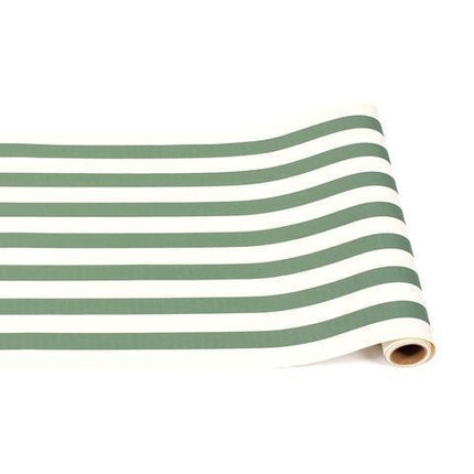 Hester & Cook Dark Green Stripe Table Runner