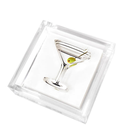 Tara Wilson Cocktail Napkin Holder - Martini