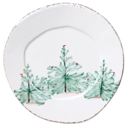 Vietri Lastra Holiday Salad Plate