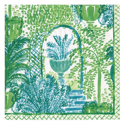 Caspari Garden Arbors Paper Cocktail Napkins