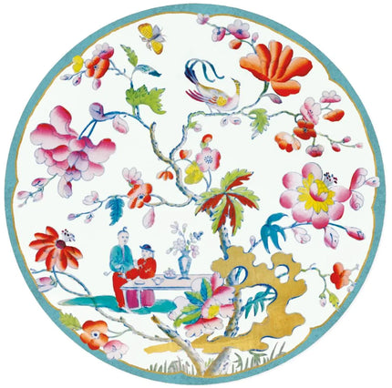 Caspari Summer Palace Round Placemats