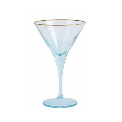 Vietri Rainbow Color Martini Glass