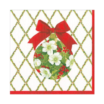 Caspari Ornament & Trellis Luncheon Napkins