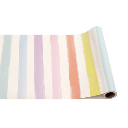 Hester & Cook Sorbet Painted Stripe Table Runner