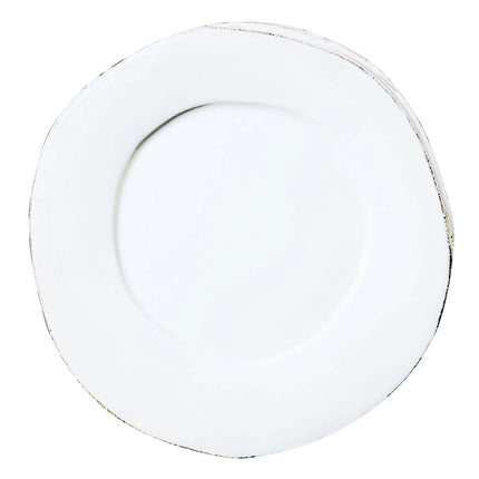 Vietri Lastra White Dinner Plate