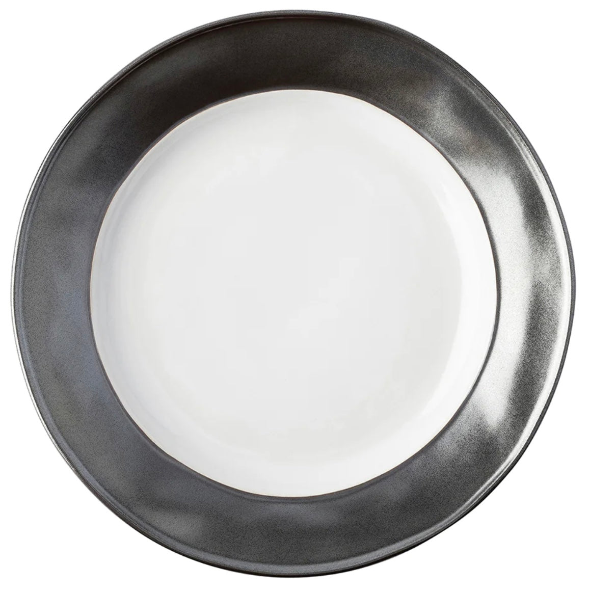 Juliska Emerson Dessert/Salad Plate - White & Pewter