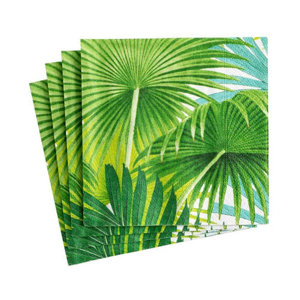 Caspari Palm Fronds Boxed Paper Cocktail Napkins