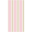 Hester & Cook Pink & Gold Awning Stripe Paper Guest Napkins