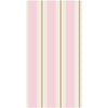 Hester & Cook Pink & Gold Awning Stripe Paper Guest Napkins